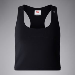 WOMENS CONVEX CROP VEST BLACK